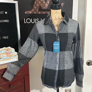 🆕Natural Blue by Visitors Flannel Shirt